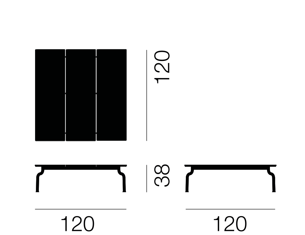 Magis South low table outdoor