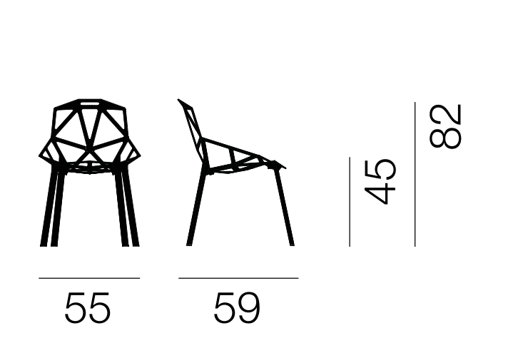 Magis One chair outdoor