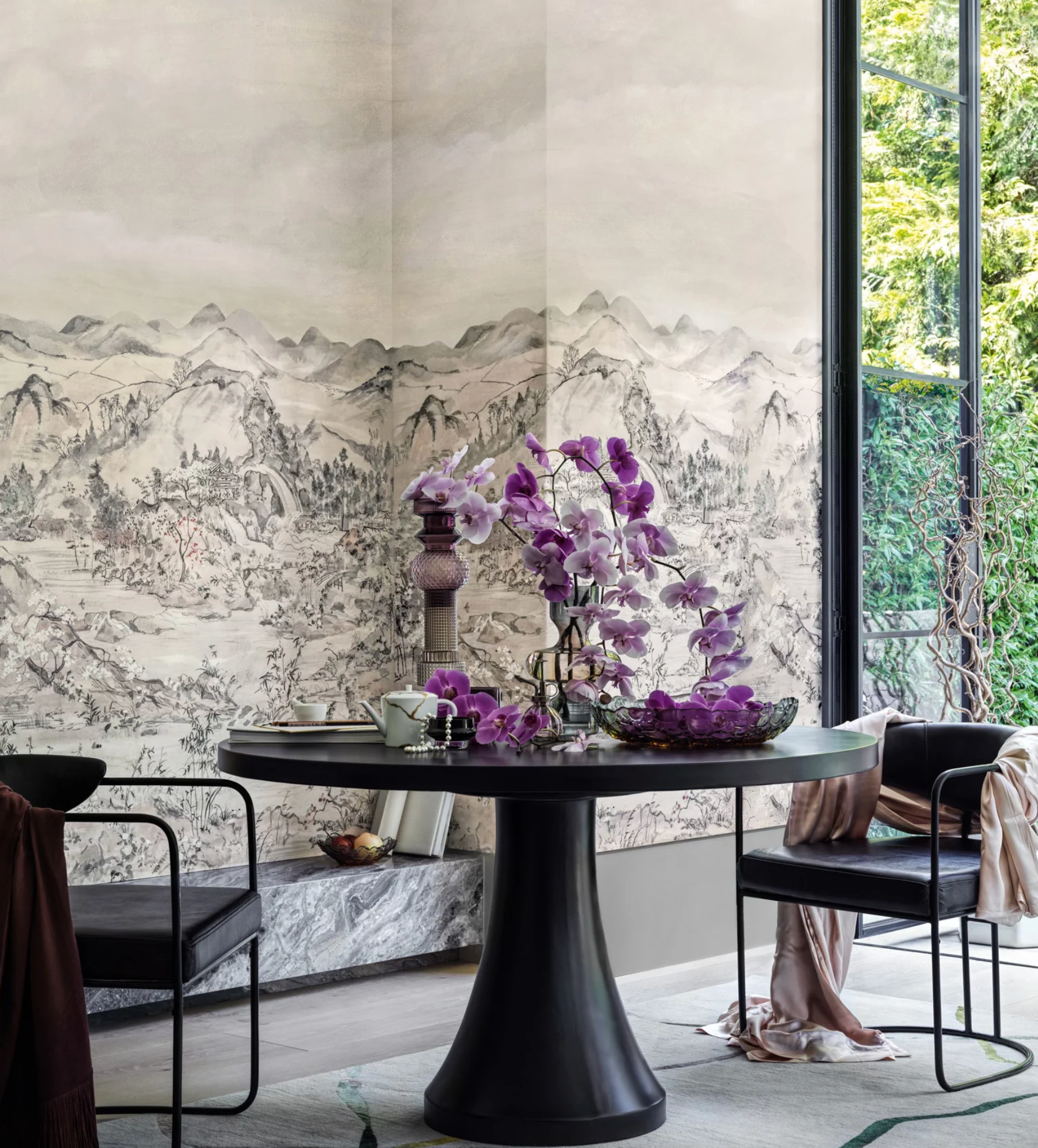 Cole and Son behang Japanese Chinoiserie Pink Opal 126/5012