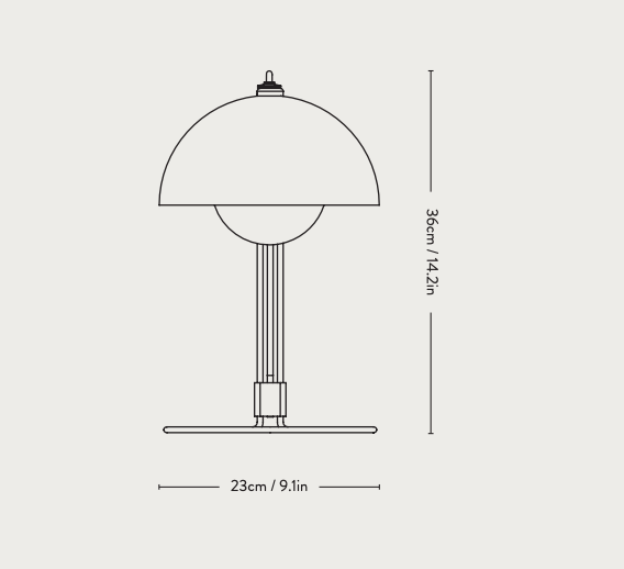 &tradition Flowerpot VP4 tafellamp