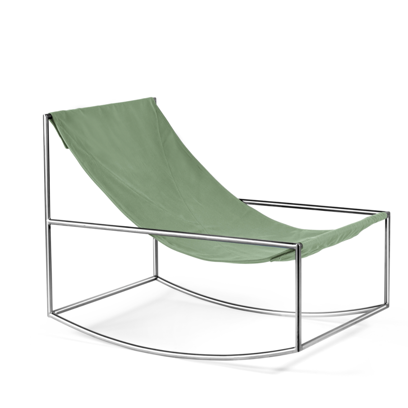 Valerie Objects Rocking chair stainless steel