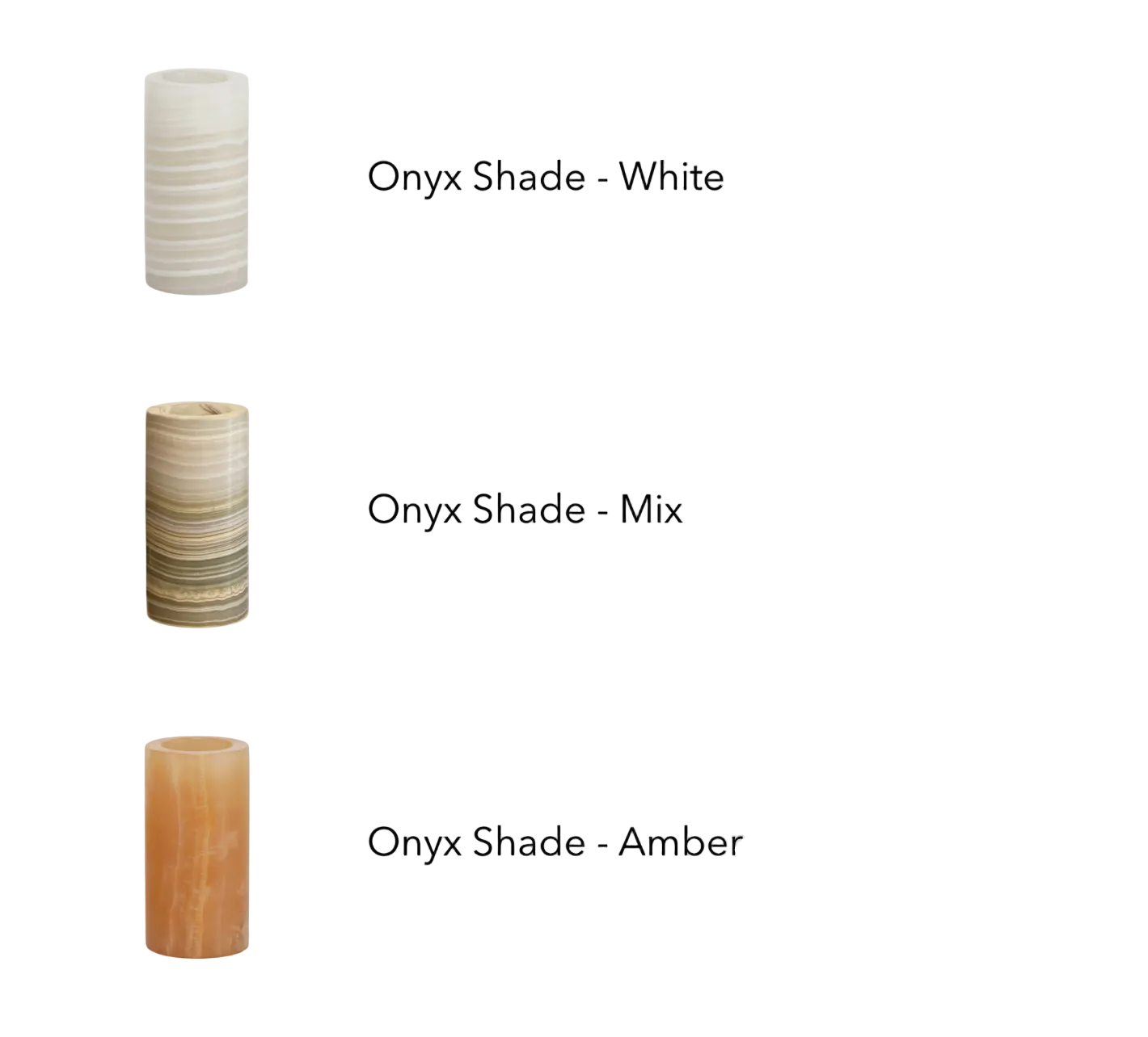 Anour PARS Horizontal - Onyx amber detail