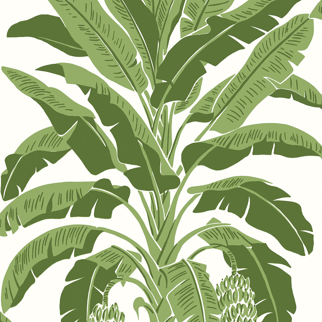 Thibaut behang Banana Tree Green T13914