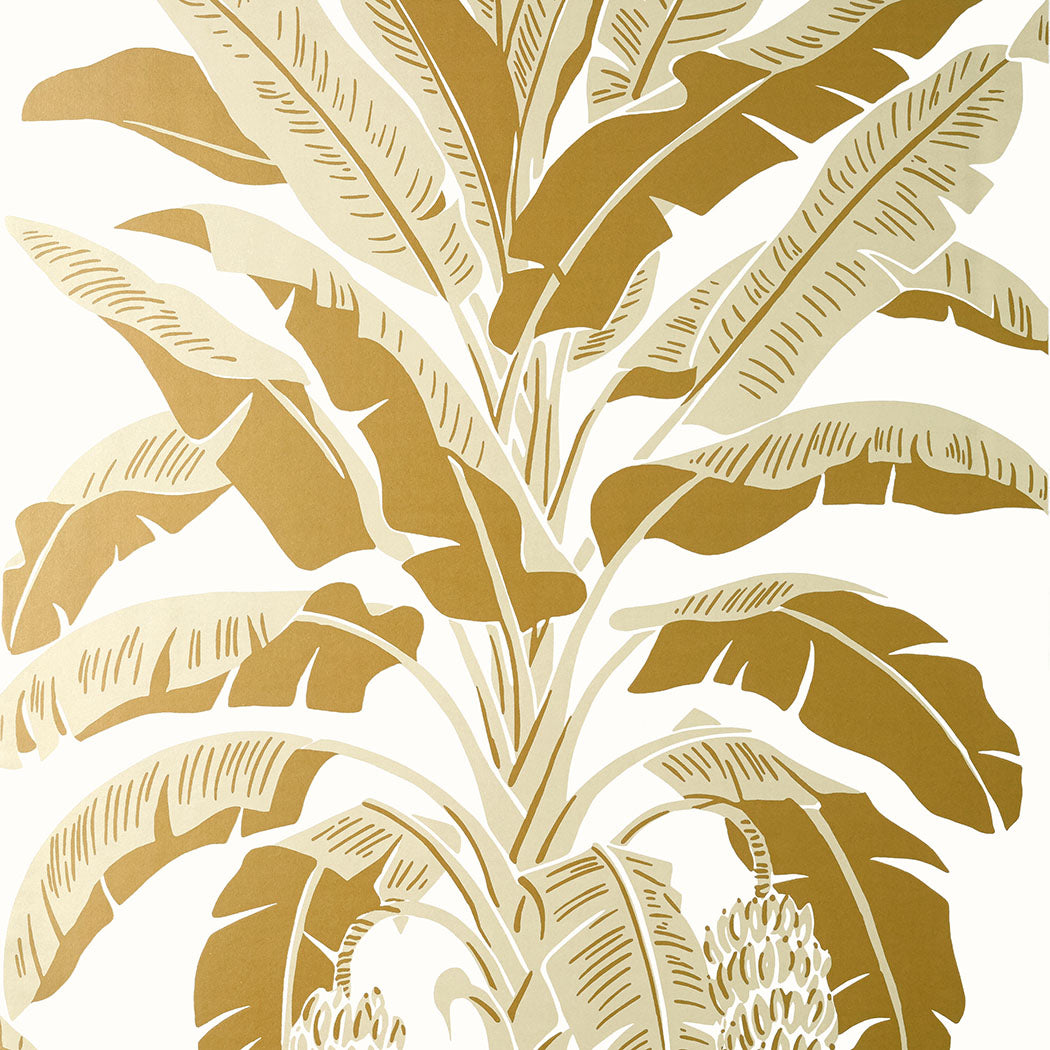 Thibaut behang Banana Tree Metallic Gold T13919