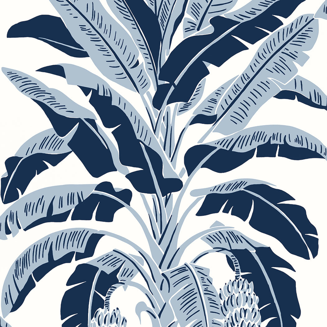 Thibaut behang Banana Tree Navy T13915
