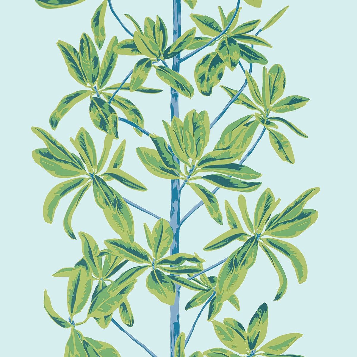 Thibaut behang Mangrove Tree Turquoise T45033