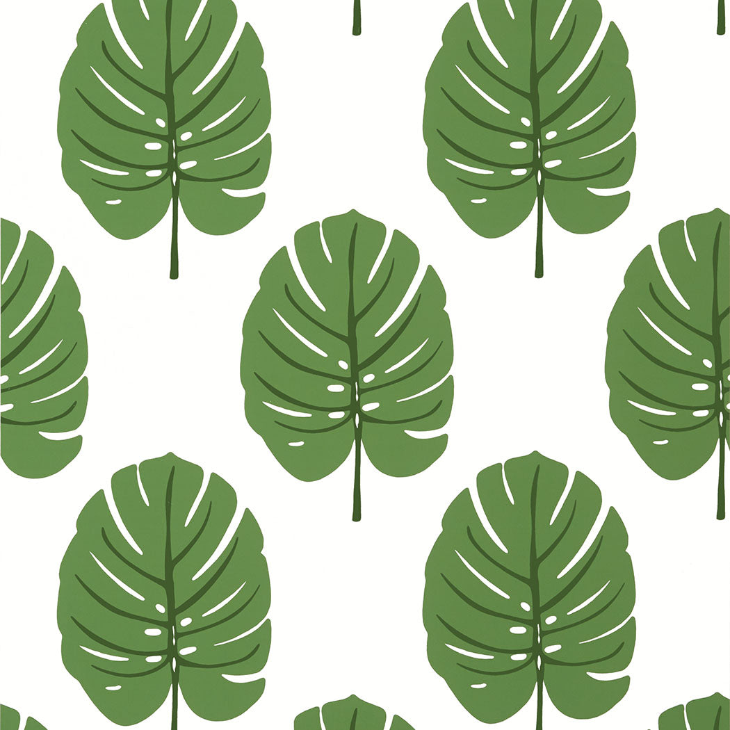 Thibaut behang Monstera Green T13952