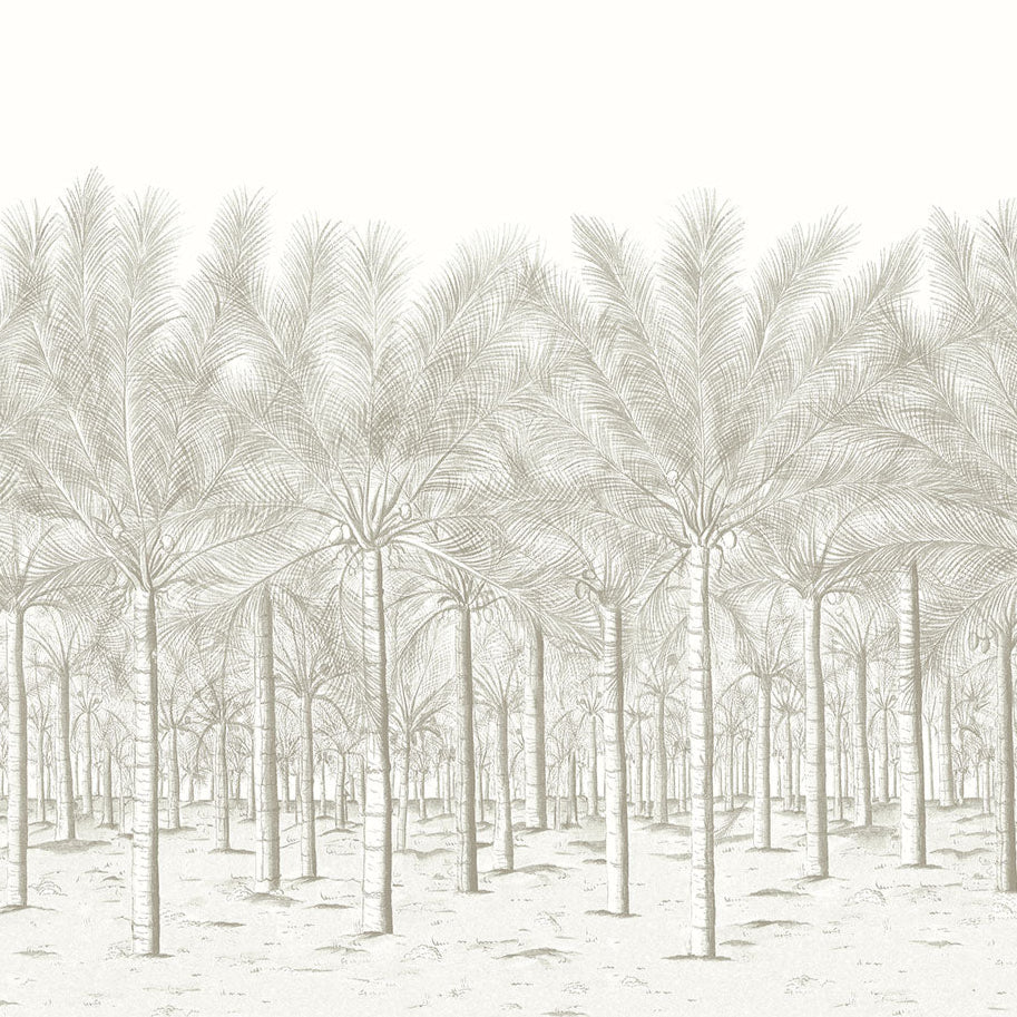 Thibaut behang Palm Grove Mural Beige TM13948