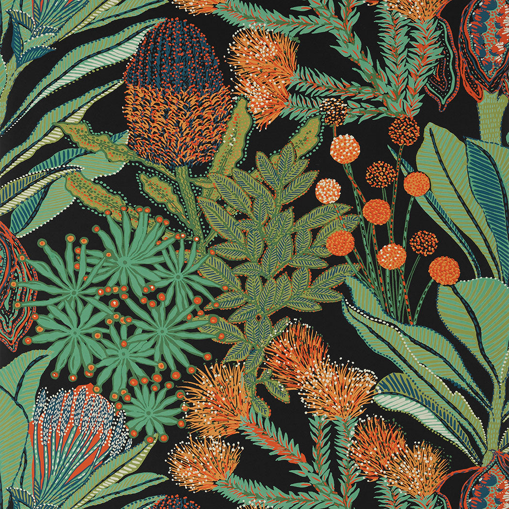 Thibaut behang Protea Black T13926