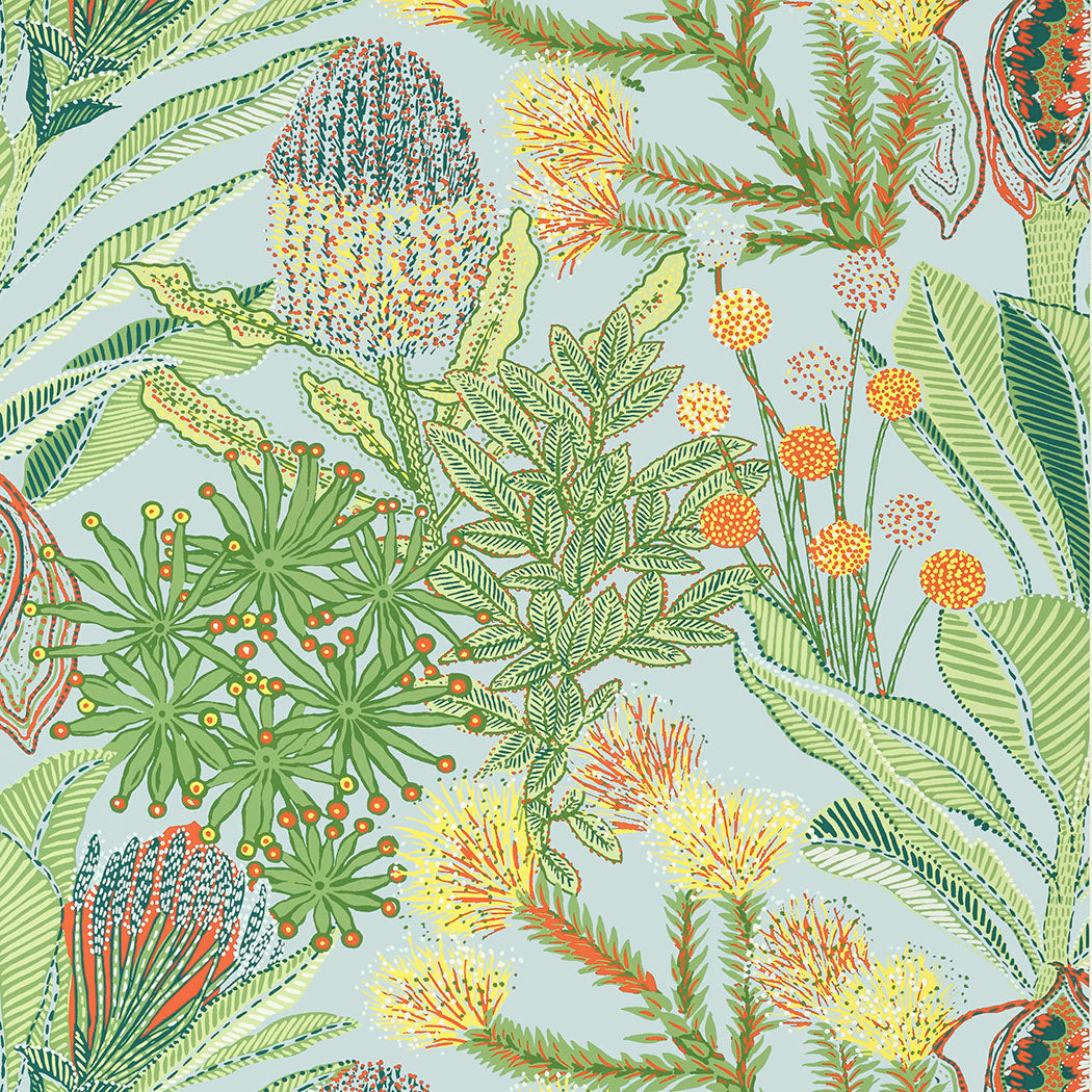 Thibaut behang Protea Light Blue T13925