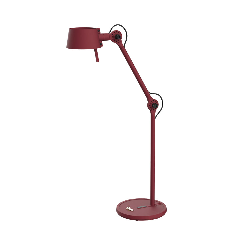 Tonone Bolt10 bureaulamp in de kleur Burgundy Red