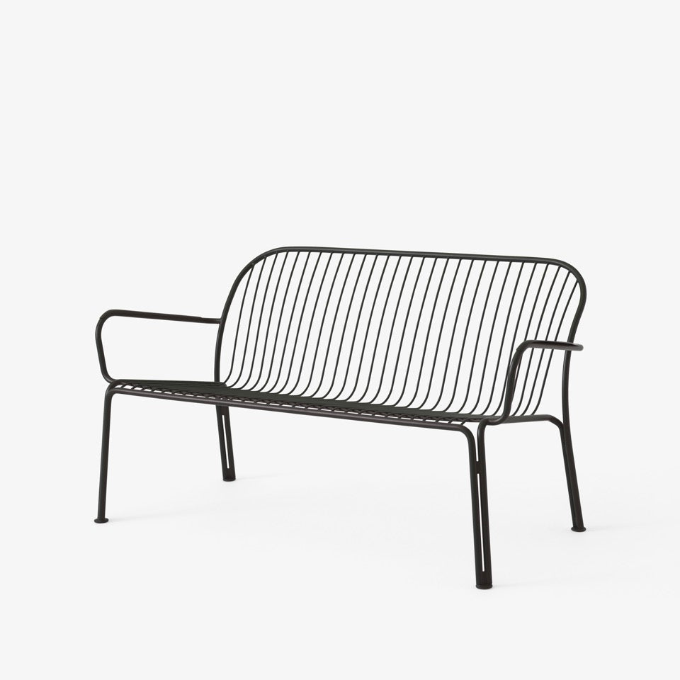 &Tradition Thorvald SC110 outdoor lounge sofa with arms black