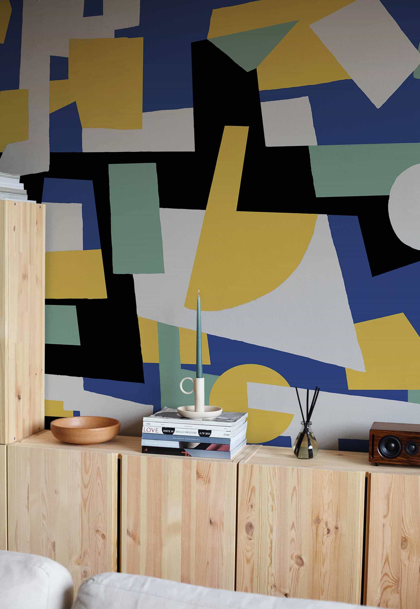 Tres Tintas behang Cubic experience M4904-2