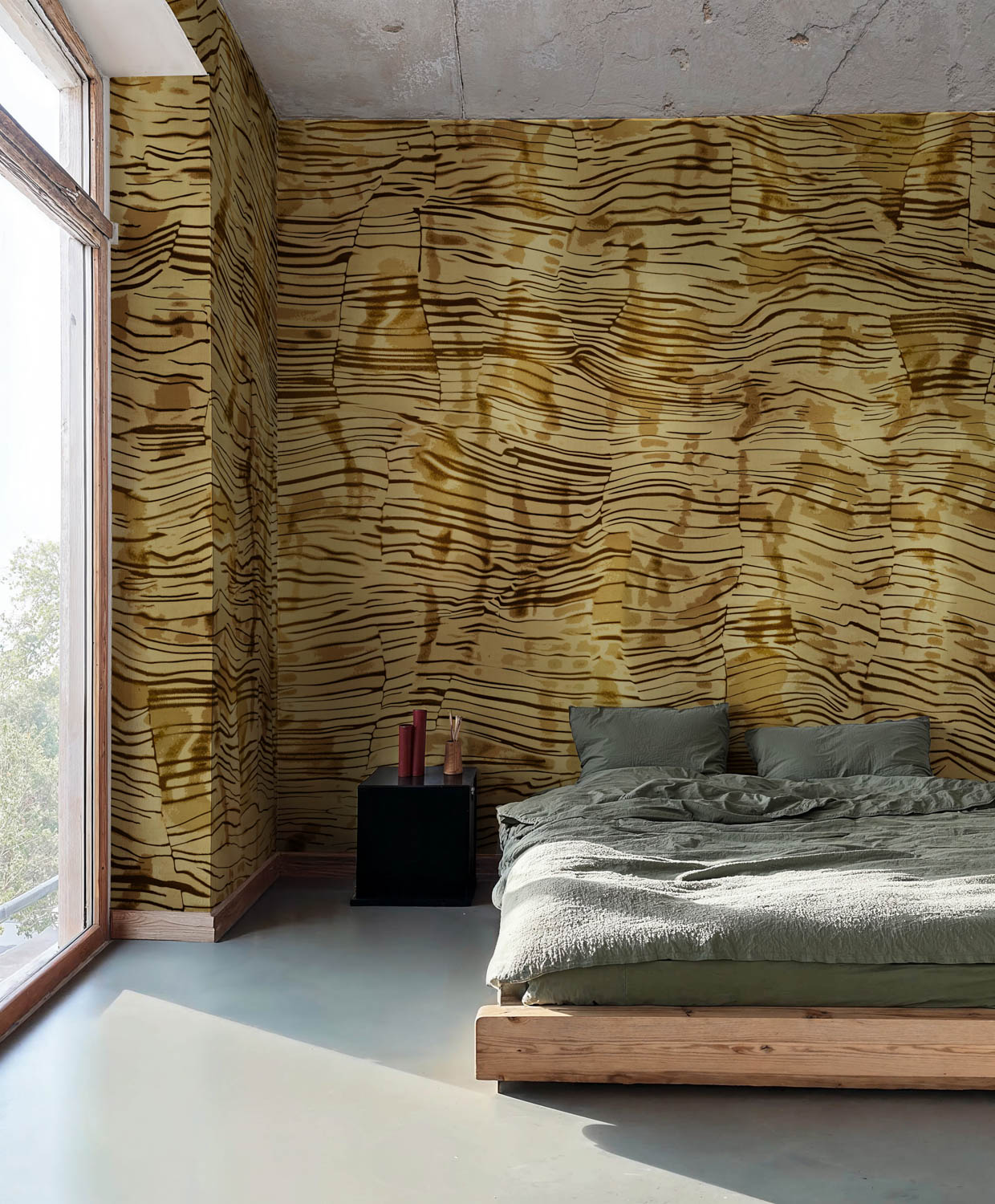 Tres Tintas behang Reflection Copper M5403-3