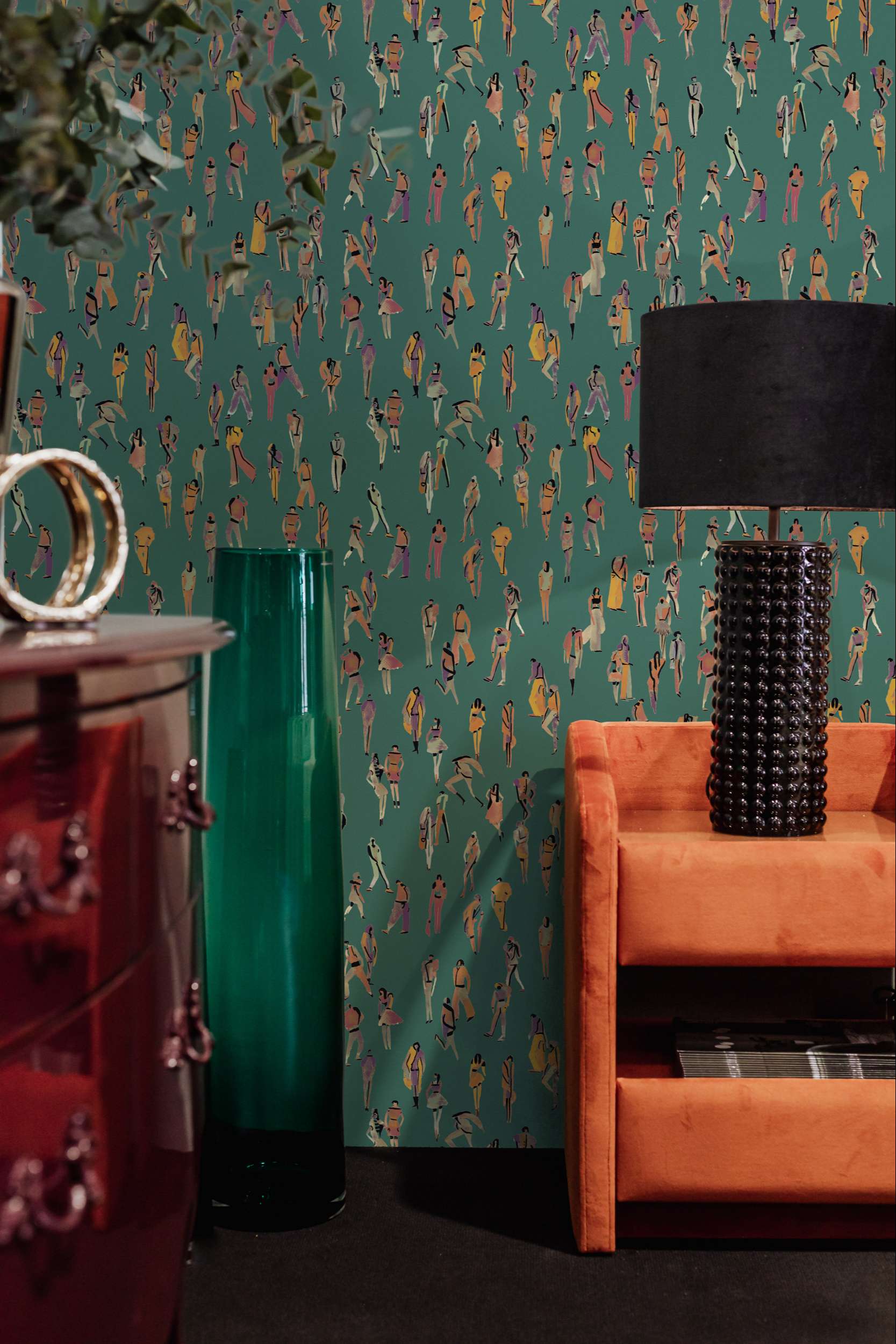 Tres Tintas behang Unique people EF4901-4 sfeer