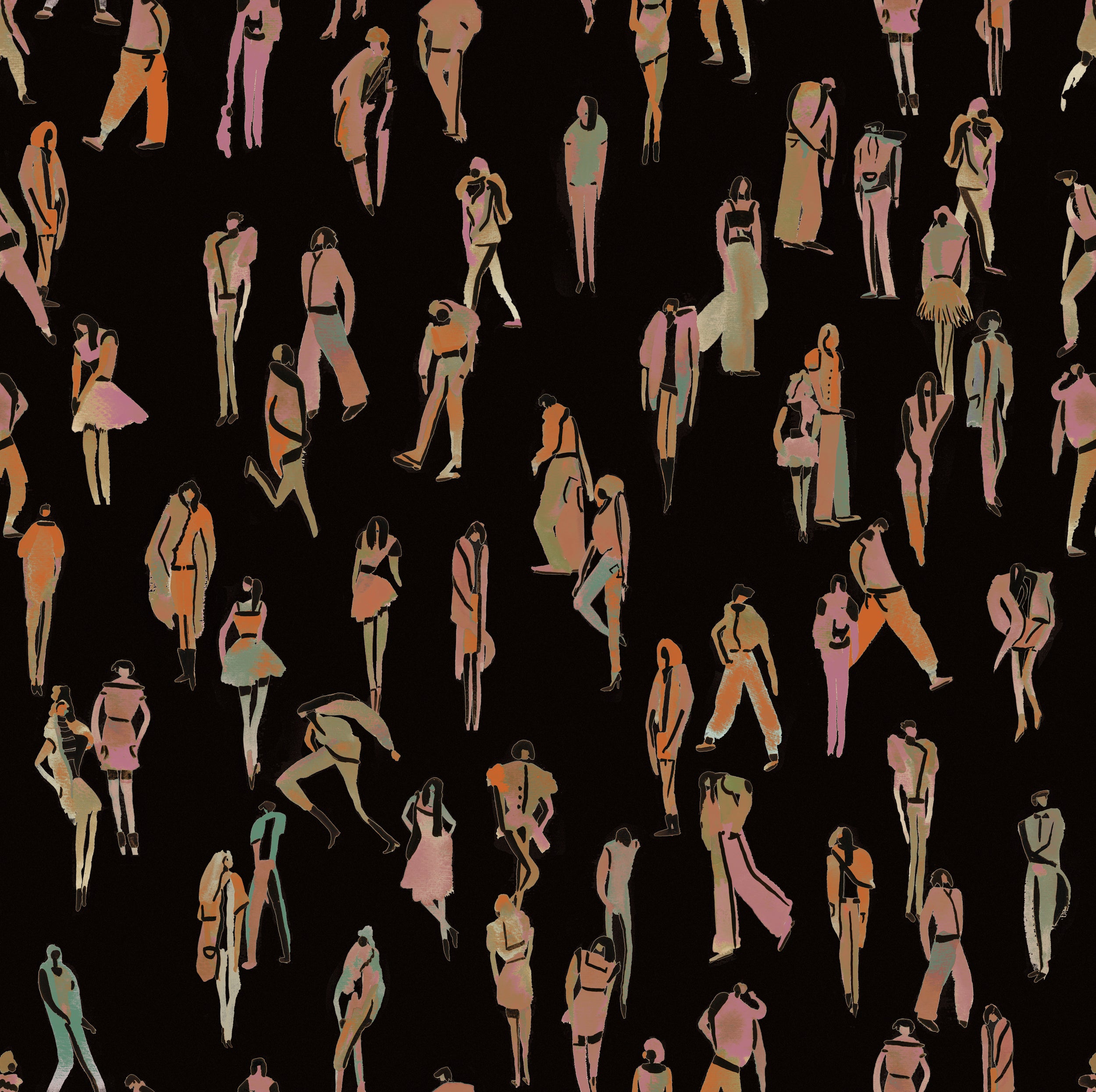 Tres Tintas behang Unique people EF4901-5