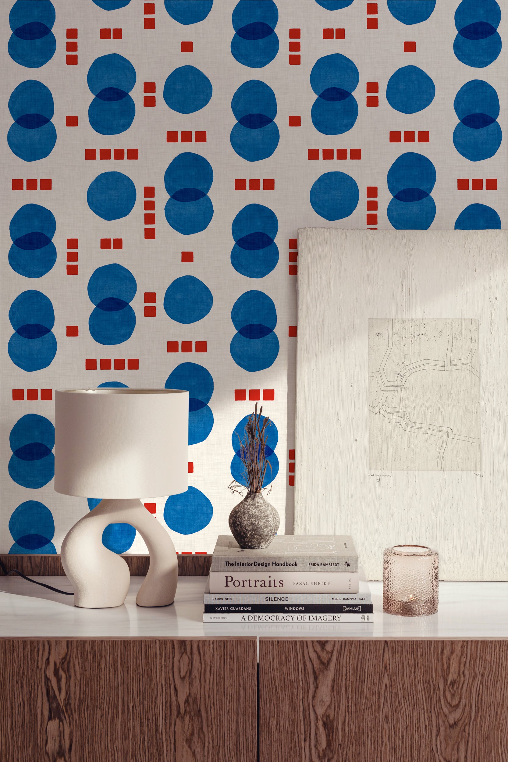 Tres Tintas behang Rebel Dots EF4902-1 sfeer