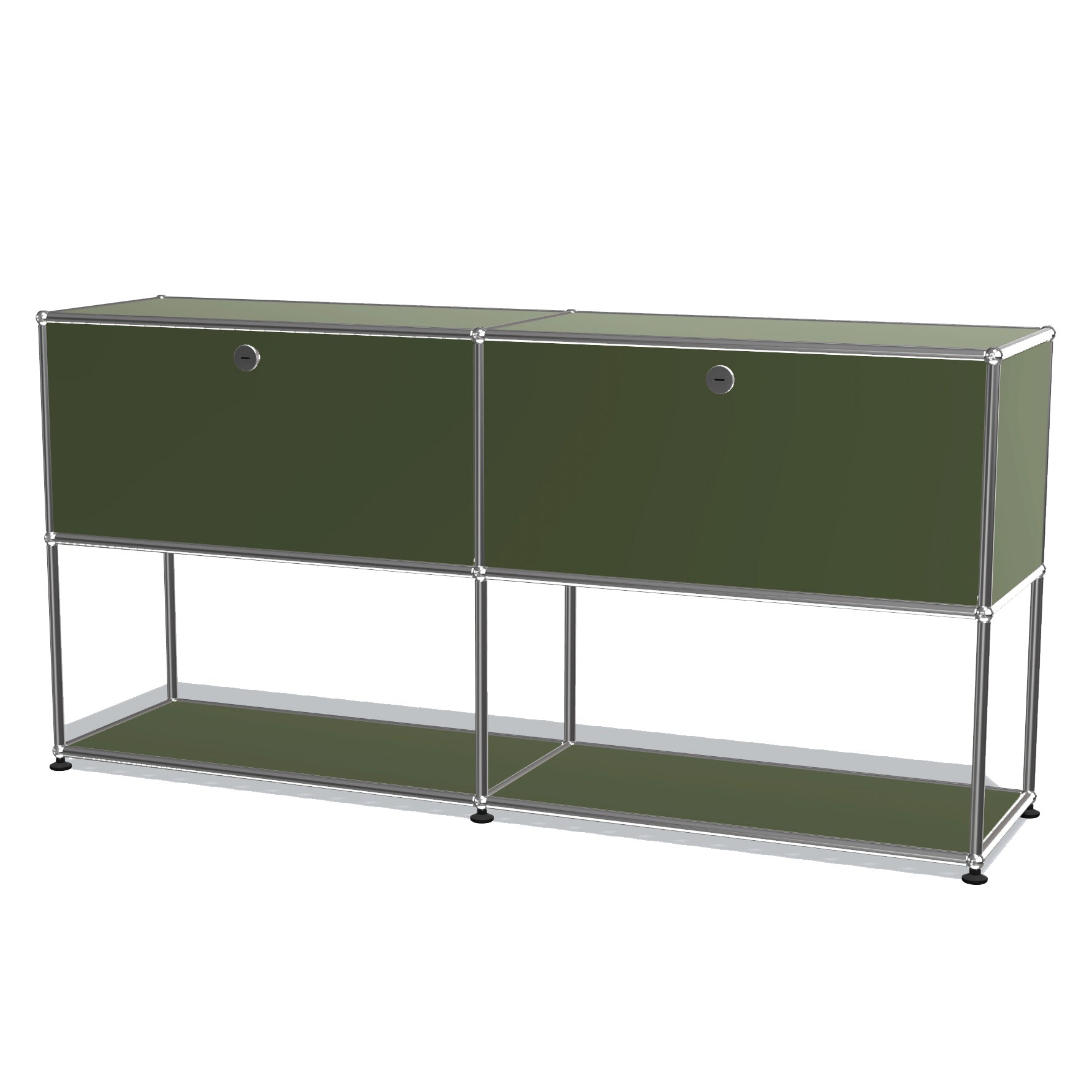 USM Haller D2 Dressoir olive kleur groen