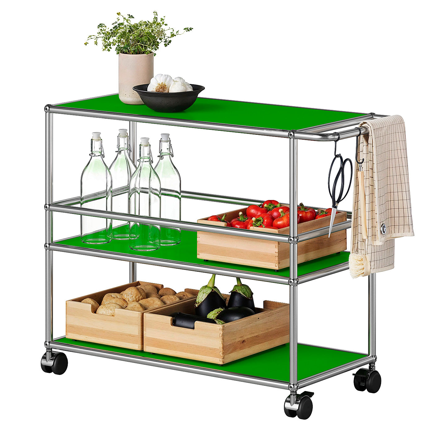 USM Haller serving trolley