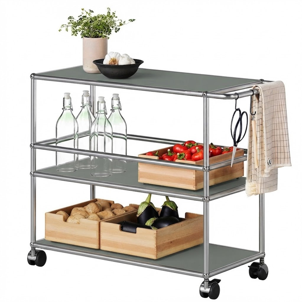USM Haller serving trolley