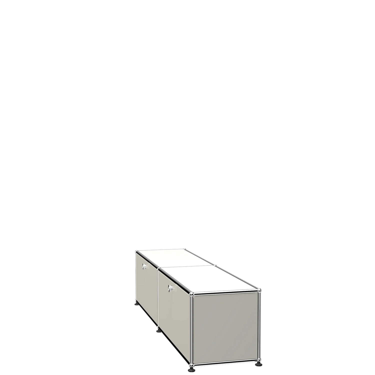 USM Haller B218 media tv-meubel wit zijkant