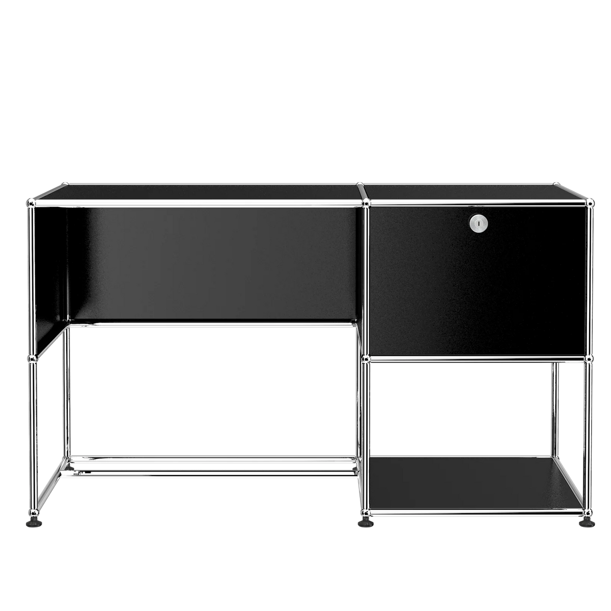 USM Haller Bureau A desk zwart