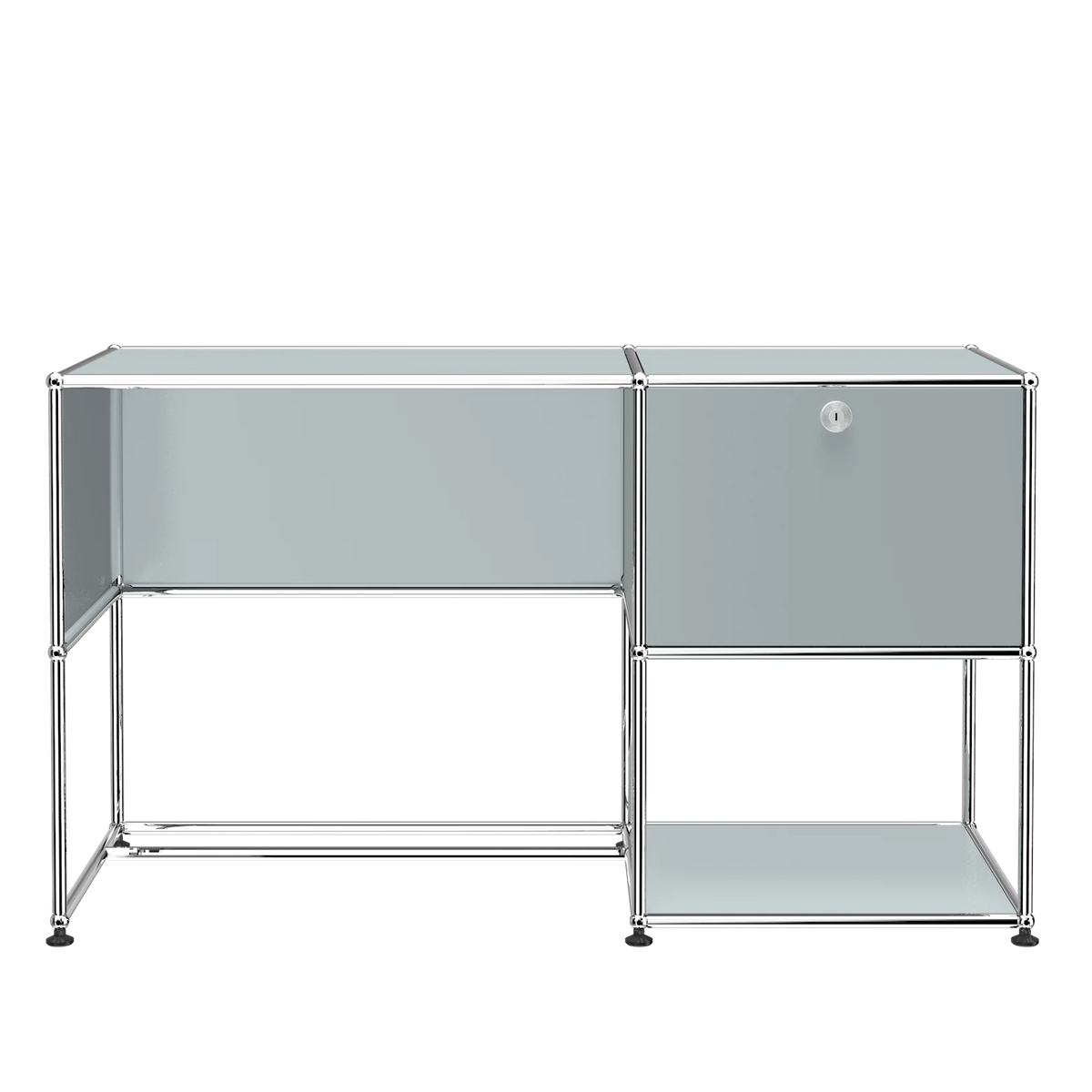 USM Haller Bureau A lichtgrijs werkplek