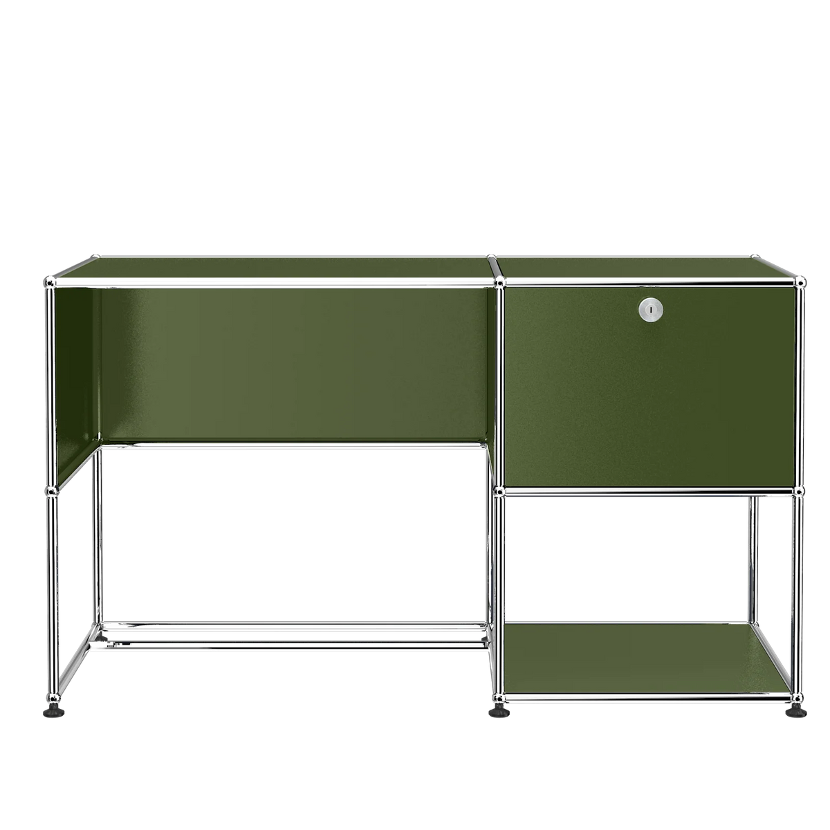 USM Haller Bureau A desk olive green