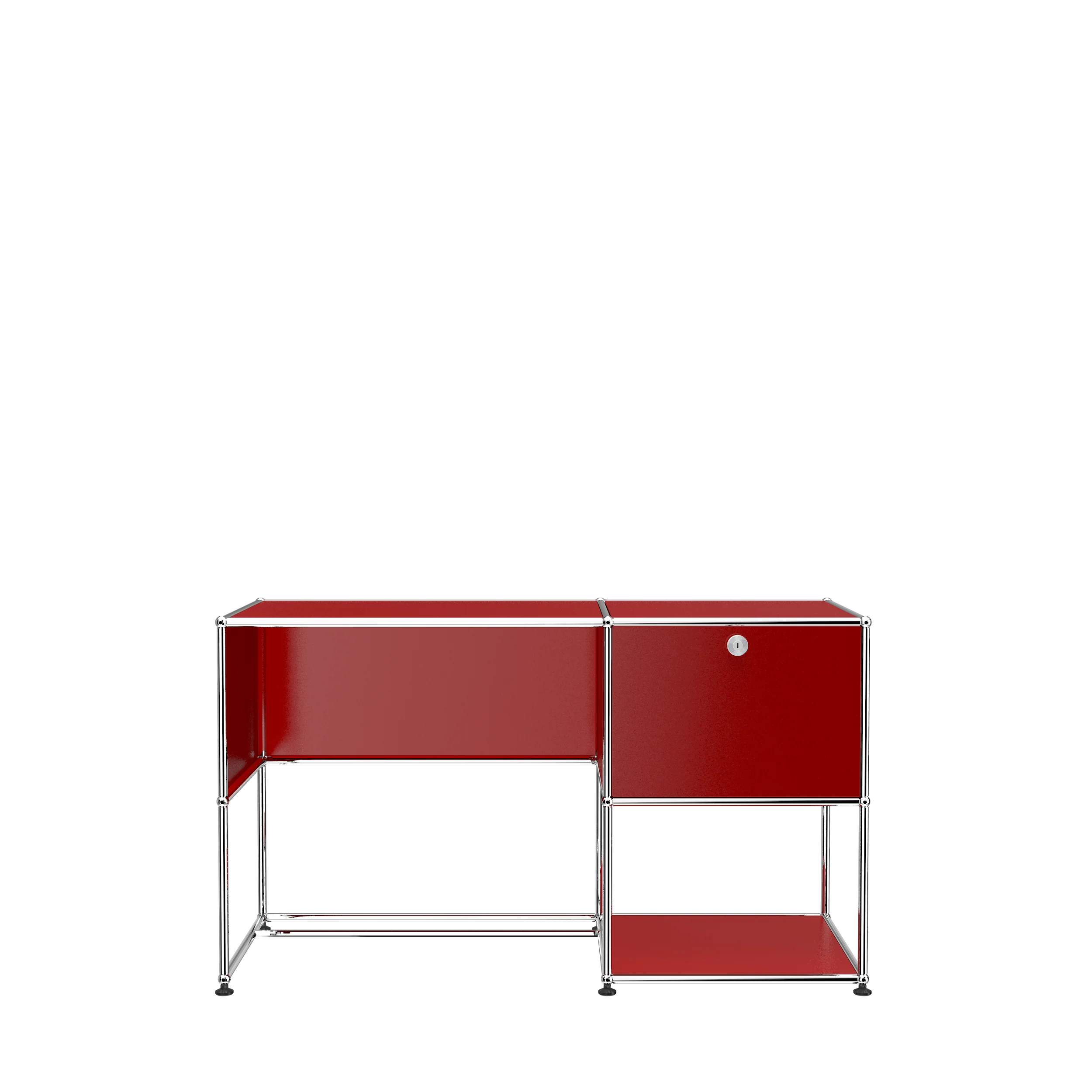 USM Haller Bureau A rood werkplek