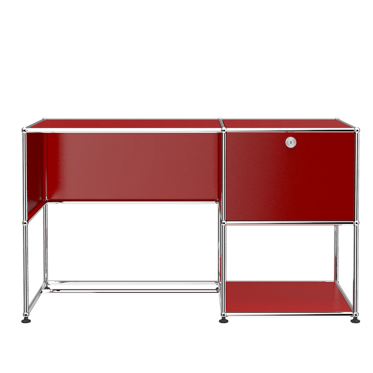 USM Haller Bureau A rood werkplek