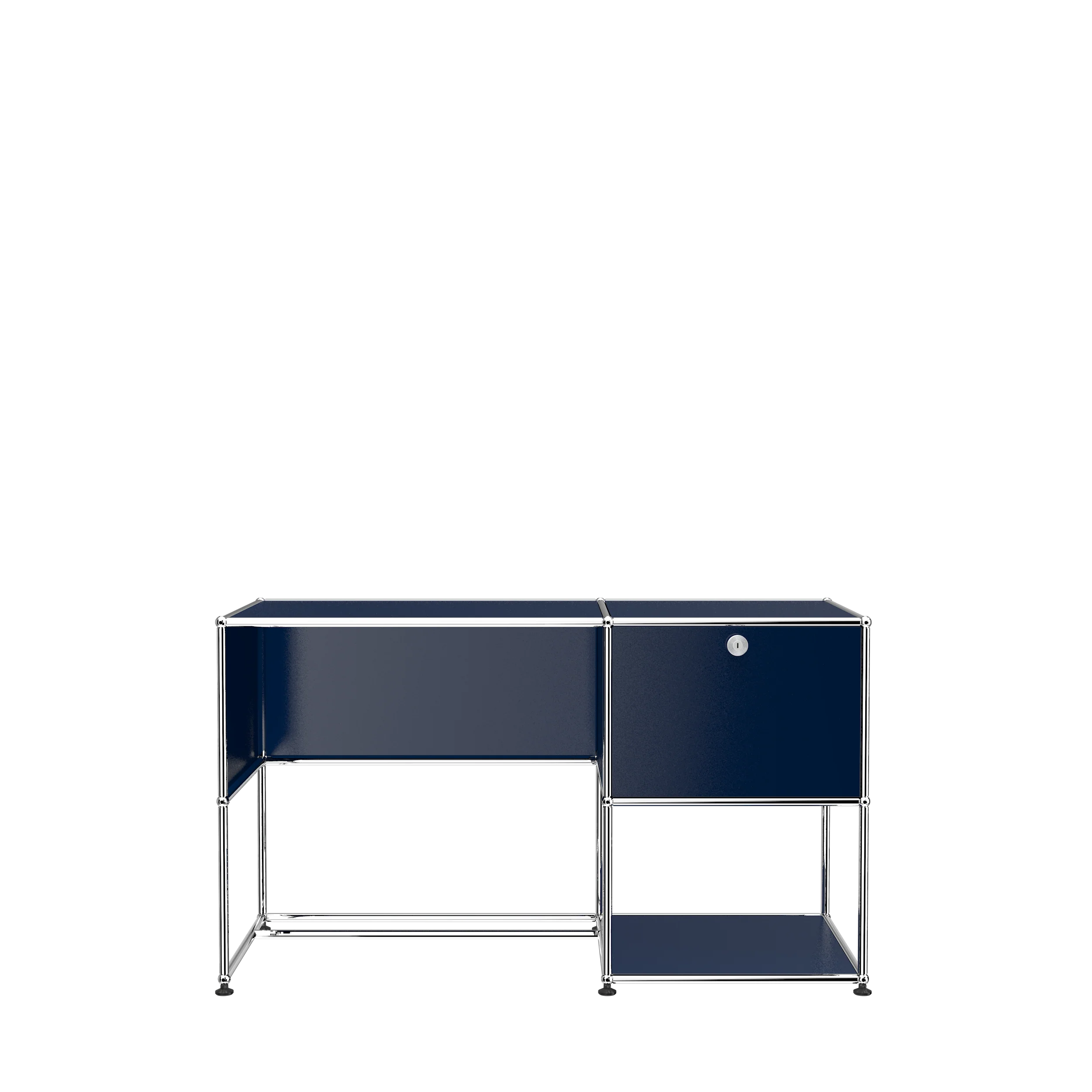 USM Haller Bureau A donkerblauw desk