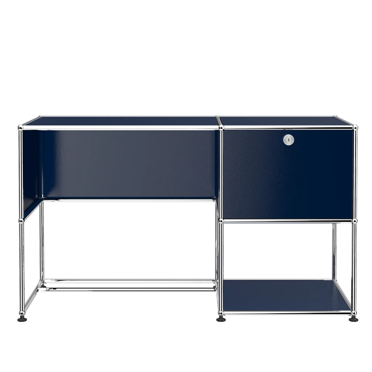 USM Haller Bureau A donkerblauw desk