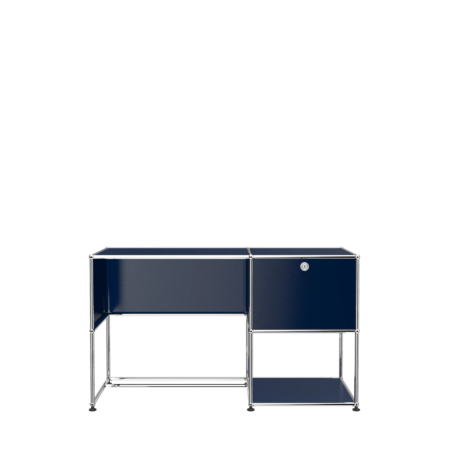 USM Haller Bureau A donkerblauw desk