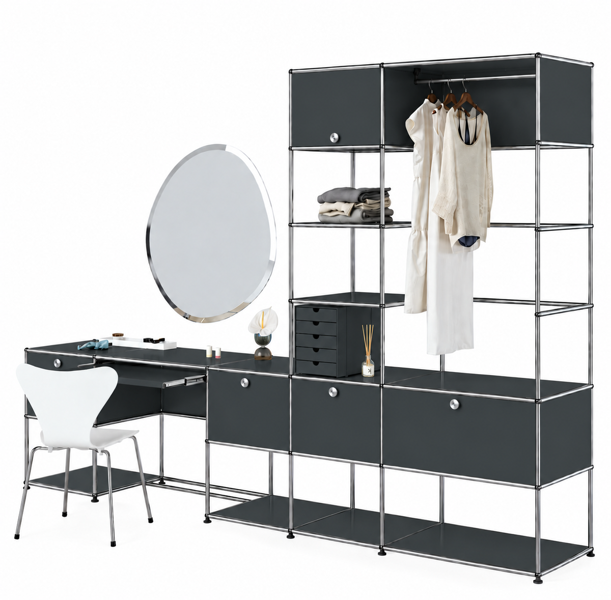 USM Haller Dressing Desk grijs