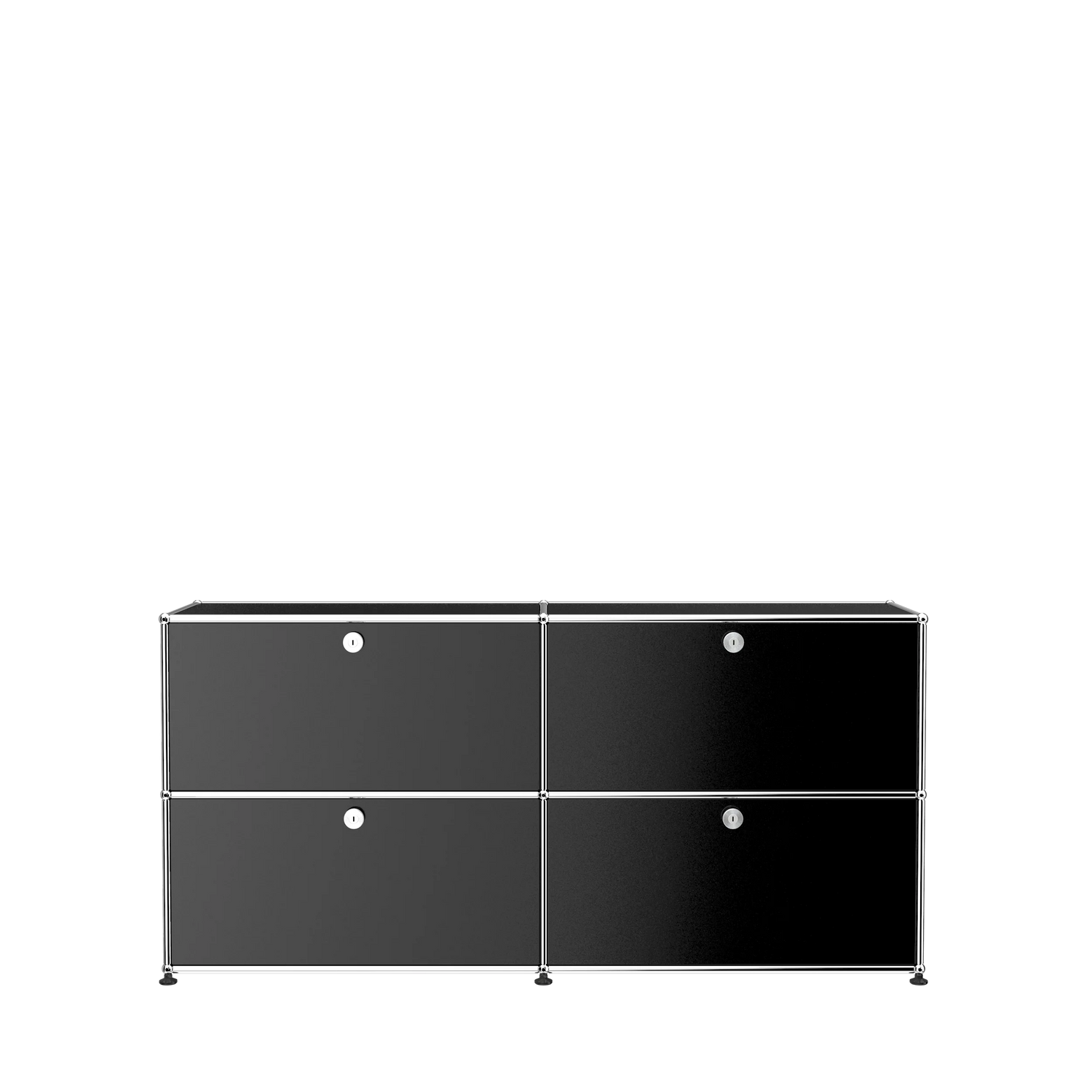 USM Haller E2 dressoir met klepdeuren kast zwart