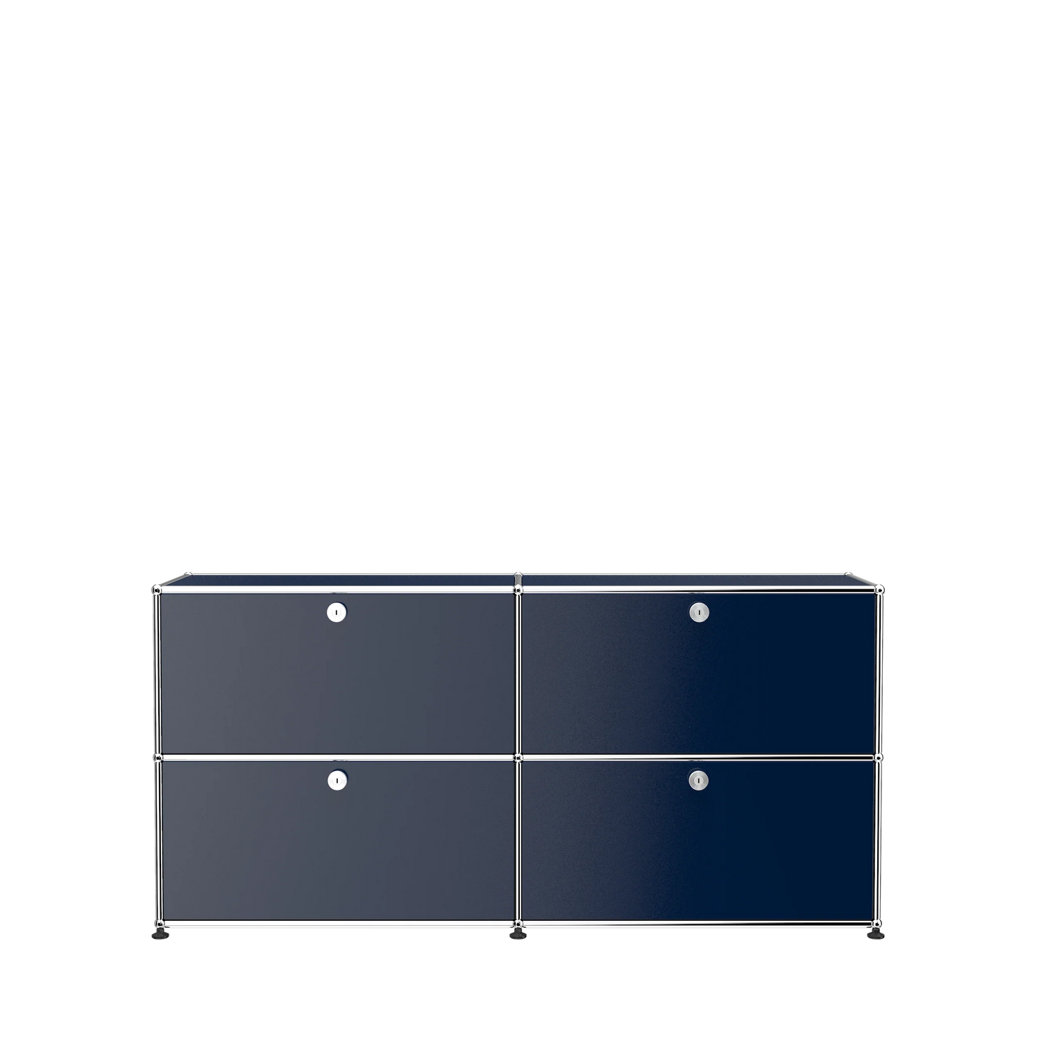 USM Haller E2 dressoir met klepdeuren kast donkerblauw