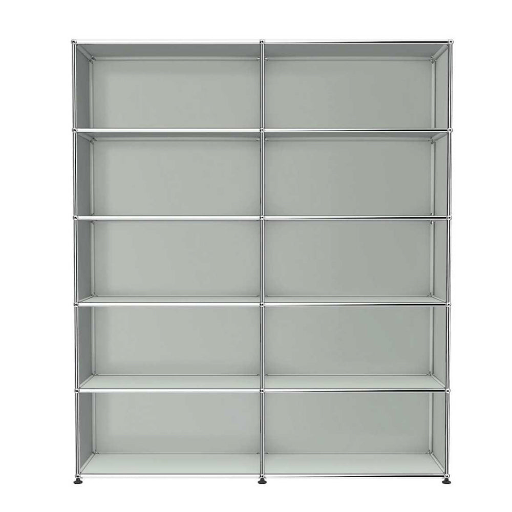 USM Haller H2 lichtgrijze open kast