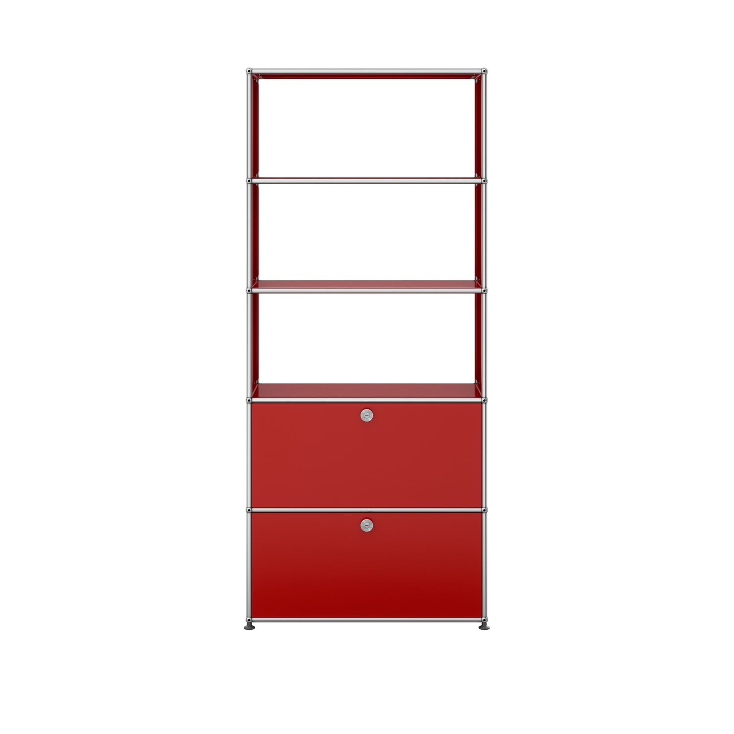 USM Haller M24 kast rood keukenkast
