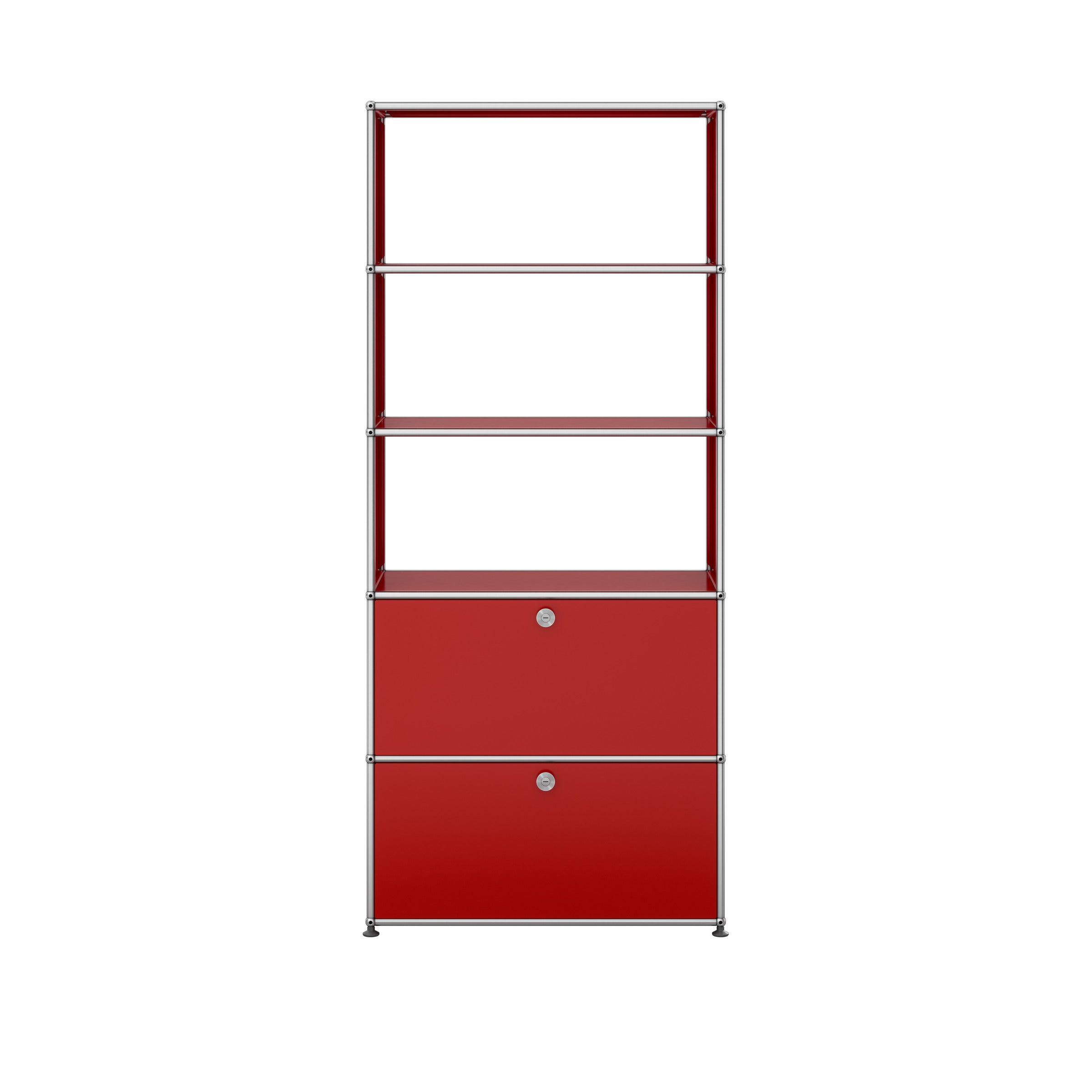 USM Haller M24 kast rood keukenkast