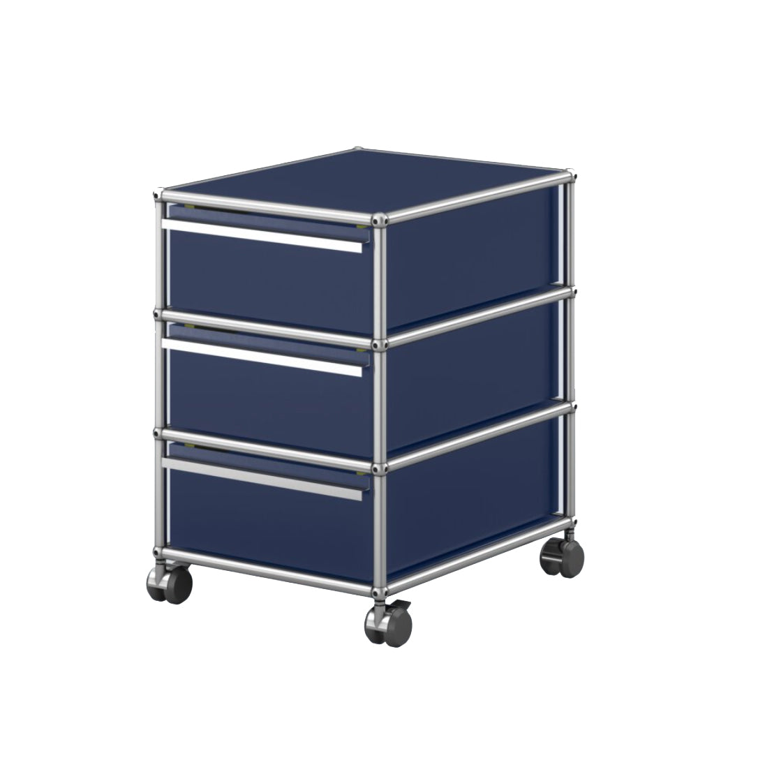 USM Haller M26 rolcontainer donkerblauw kantoor thuiswerken
