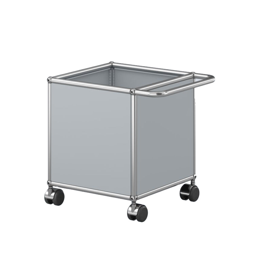 USM Haller M53 opbergbox met wieltjes mat grijs