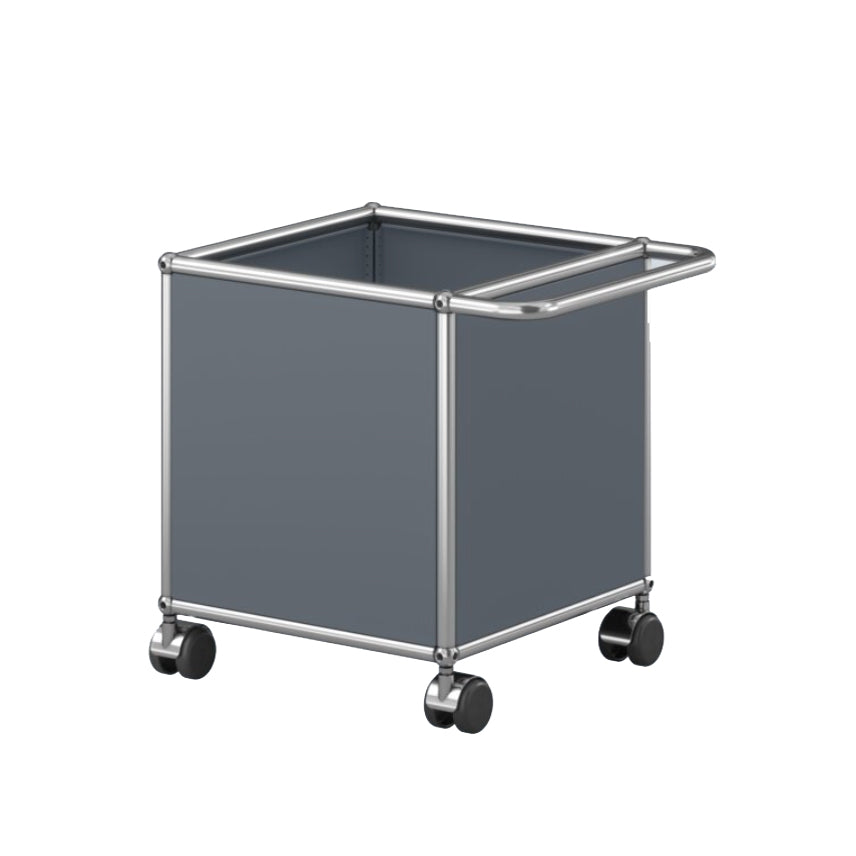 USM Haller M53 opbergbox met wieltjes donkergrijs