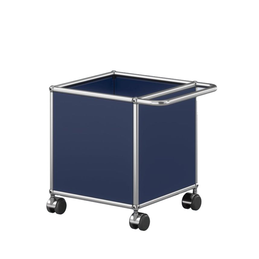 USM Haller M53 opbergbox donkerblauw met wieltjes