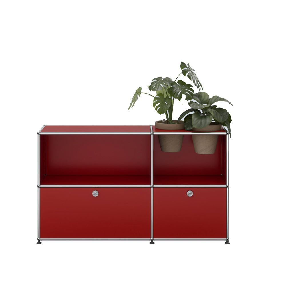 USM Haller M57 plantenkast rood