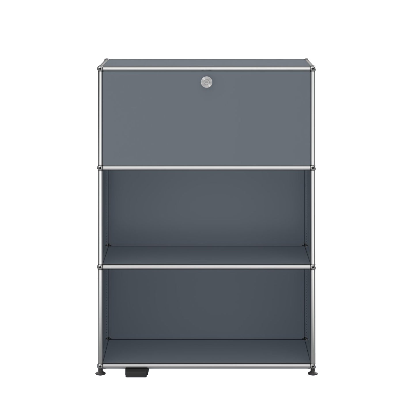 USM Haller M58 dressoir donkergrijs met verlichting
