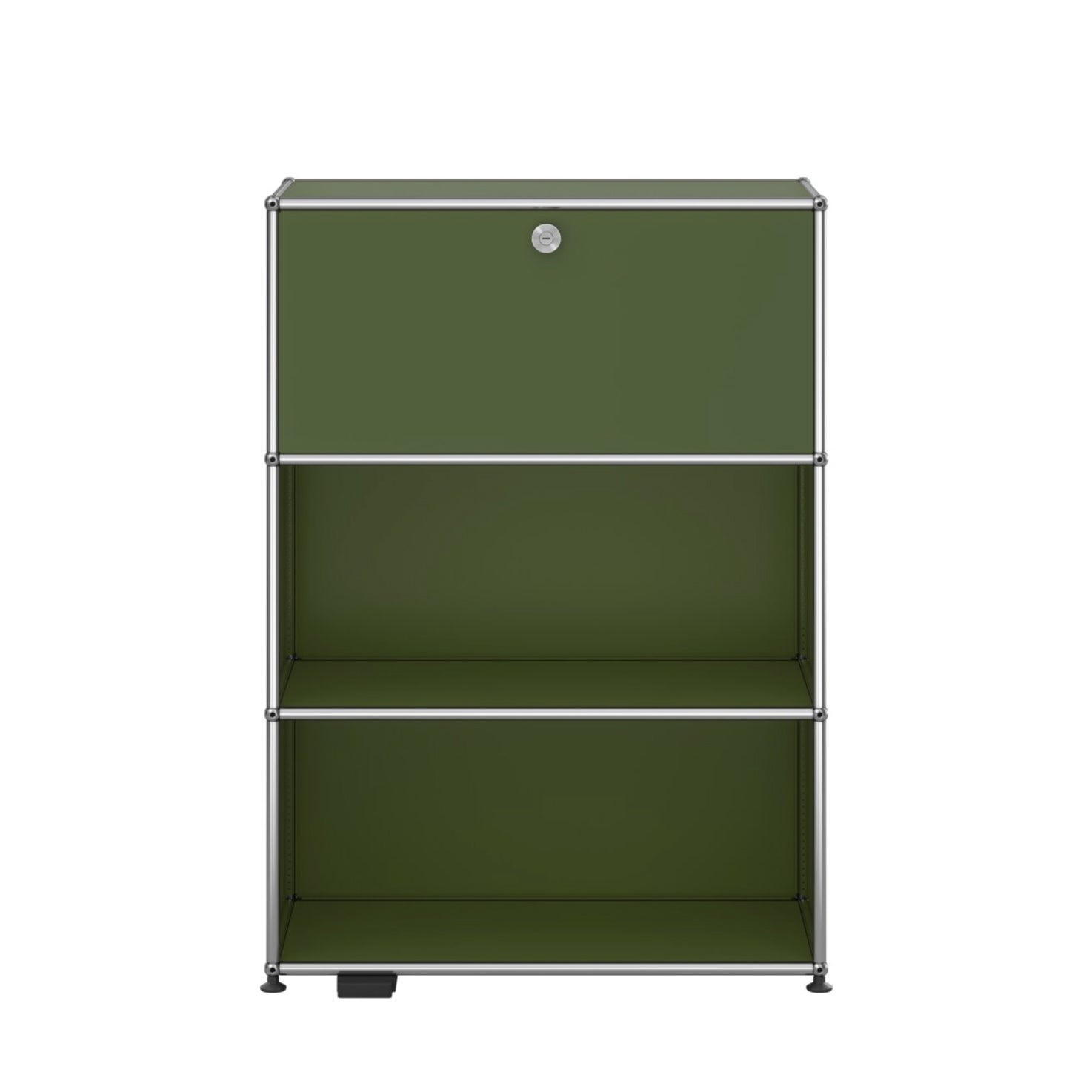 USM Haller M58 dressoir olijfgroen met verlichting