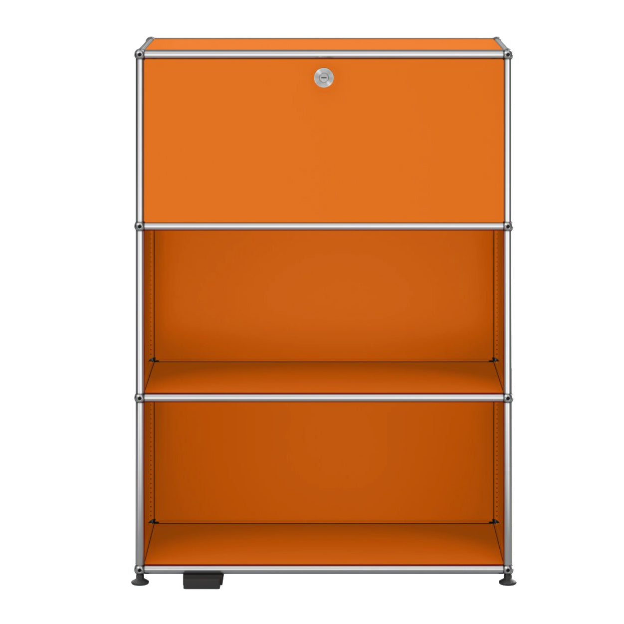 USM Haller M58 dressoir oranje met verlichting