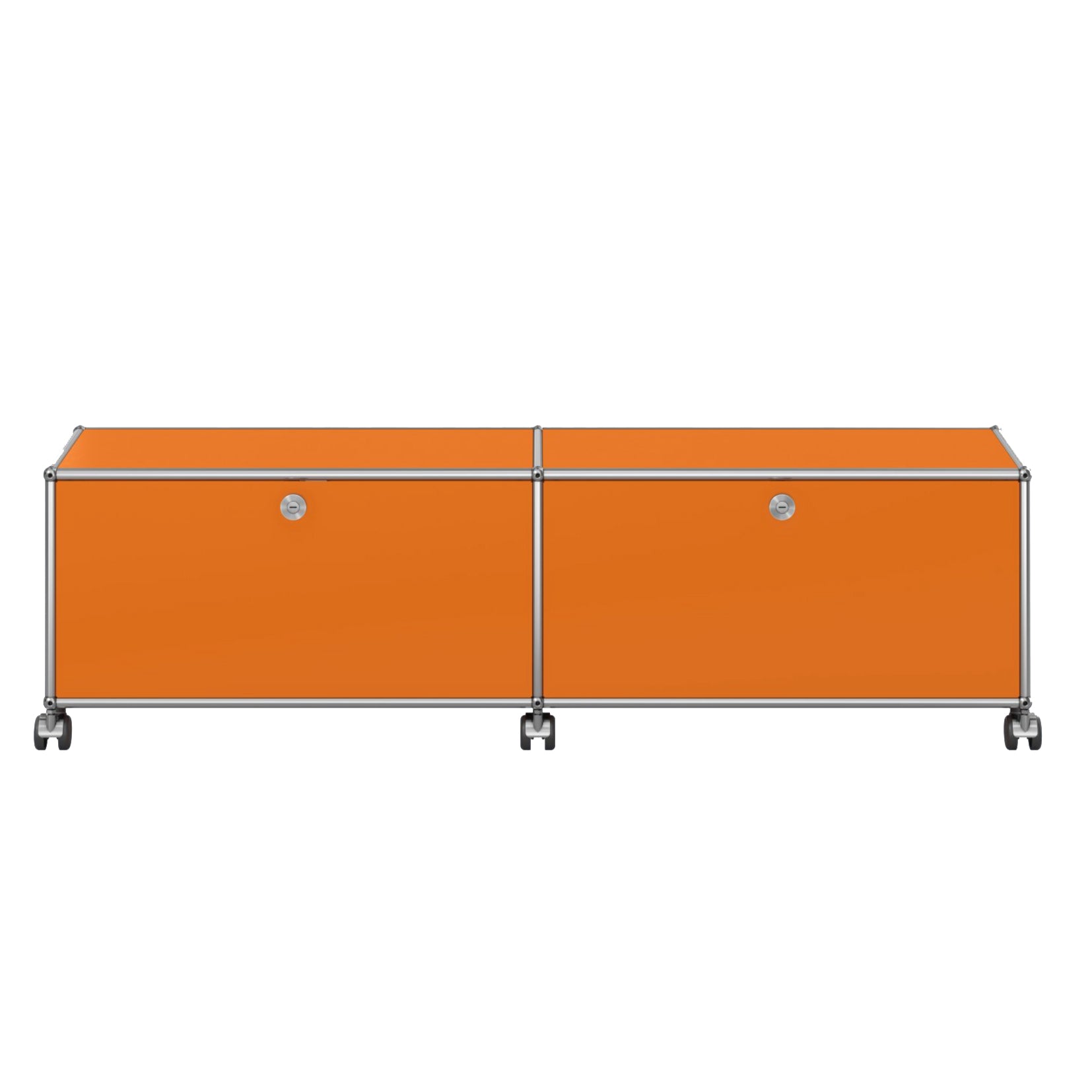 USM Haller M61 media tv-meubel oranje woonkamer