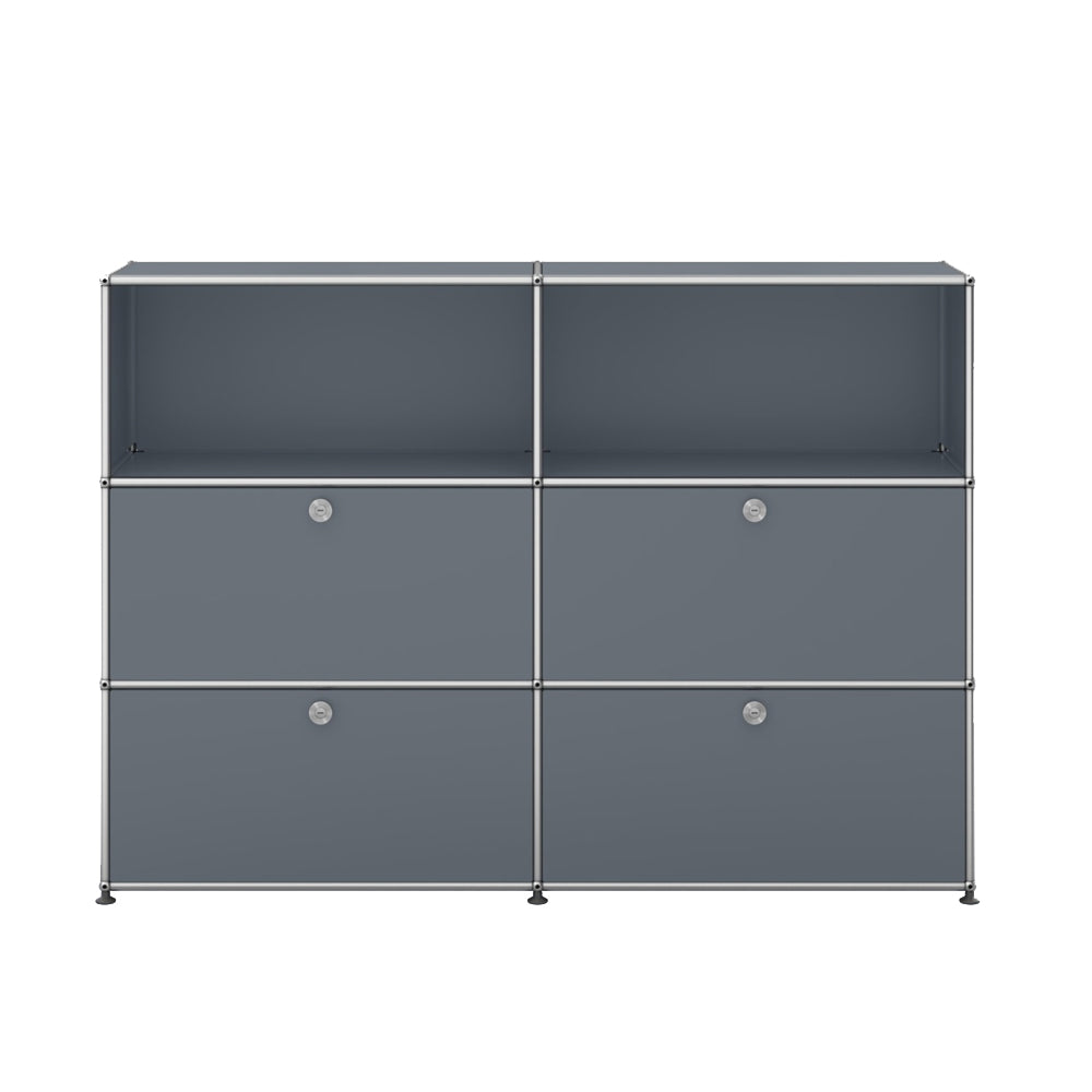 USM Haller M64 kast donkergrijs