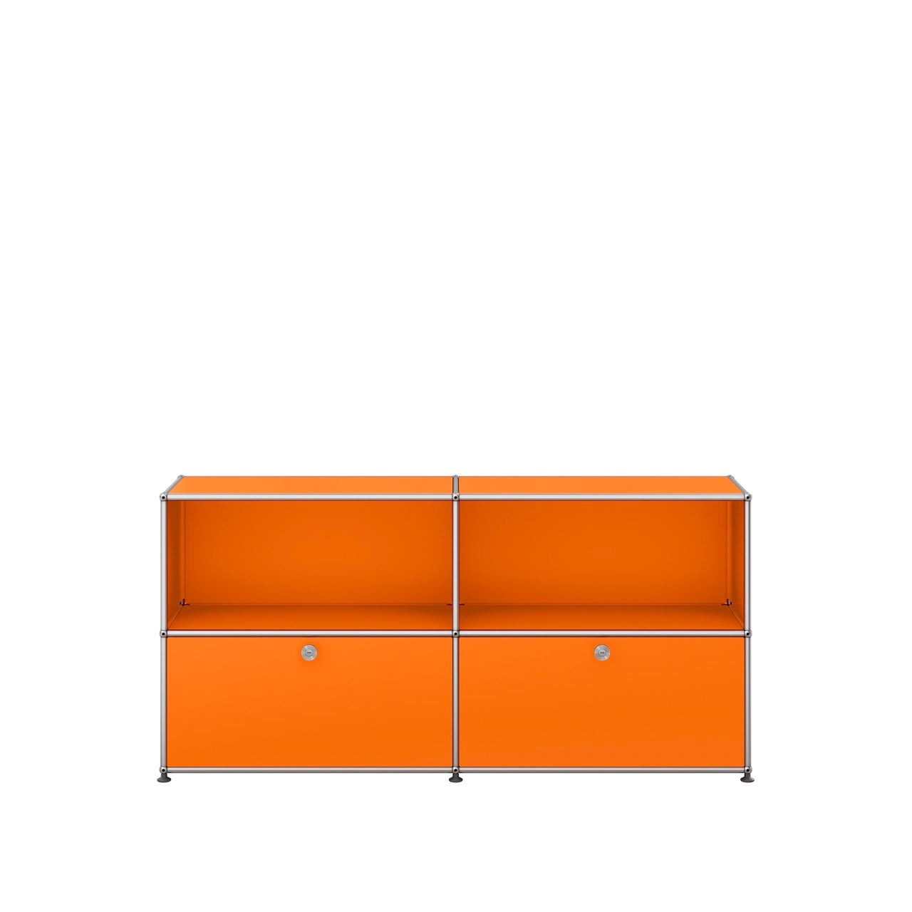 USM Haller QS_C2 sideboard met klepdeuren oranje